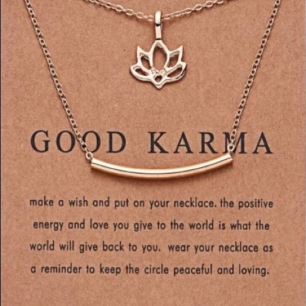 NEW! Good Karma Inspirational necklace